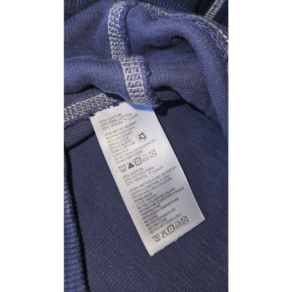 Tommy Bahama Tobago Bay Crew Big and Tall Men's size LT, Navy with Green Marlin - Picture 4 of 9